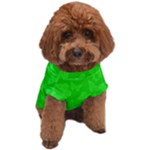 Chartreuse Green Butterfly Print Dog T-Shirt