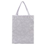 Wedding White Butterfly Print Classic Tote Bag