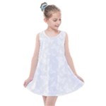 Wedding White Butterfly Print Kids  Summer Dress