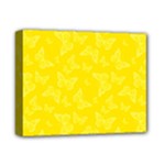 Lemon Yellow Butterfly Print Deluxe Canvas 14  x 11  (Stretched)
