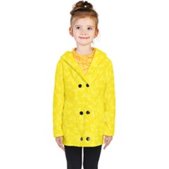 Kids  Double Breasted Button Coat 