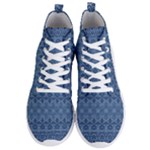 Boho Denim Blue Men s Lightweight High Top Sneakers