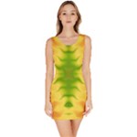 Lemon Lime Tie Dye Bodycon Dress