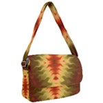 Red Gold Tie Dye Courier Bag