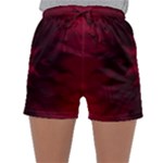 Black Red Tie Dye Pattern Sleepwear Shorts