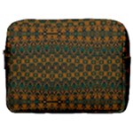 Boho Rustic Green Make Up Pouch (Large)