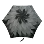 Abstract Black Grey Mini Folding Umbrellas