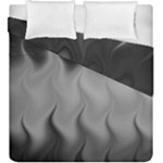 Abstract Black Grey Duvet Cover Double Side (King Size)