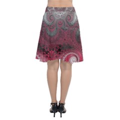 Chiffon Wrap Front Skirt 