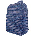 Artsy Blue Checkered Classic Backpack