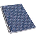 Artsy Blue Checkered 5.5  x 8.5  Notebook