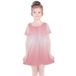 Fresh Pink Ombre Kids  Simple Cotton Dress