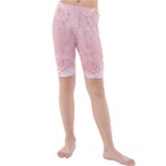 Pretty Pink Spirals Kids  Mid Length Swim Shorts