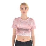 Pretty Pink Spirals Cotton Crop Top