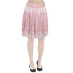 Pretty Pink Spirals Pleated Skirt