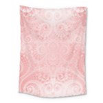 Pretty Pink Spirals Medium Tapestry