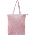 Pretty Pink Spirals Double Zip Up Tote Bag