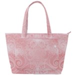 Pretty Pink Spirals Back Pocket Shoulder Bag 