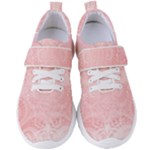 Pretty Pink Spirals Women s Velcro Strap Shoes