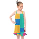 Squares  Kids  Overall Dress