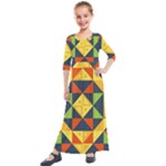 Africa  Kids  Quarter Sleeve Maxi Dress