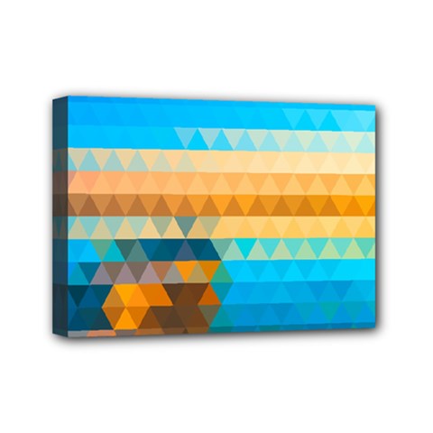 Mosaic  Mini Canvas 7  x 5  (Stretched) from ArtsNow.com