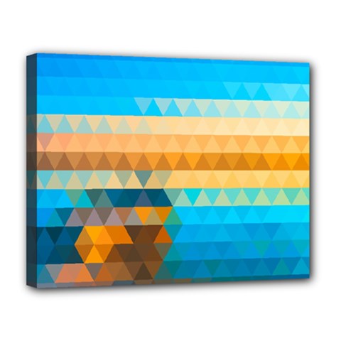 Mosaic  Canvas 14  x 11  (Stretched) from ArtsNow.com