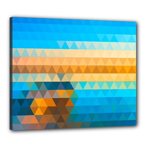 Mosaic  Canvas 24  x 20  (Stretched) from ArtsNow.com