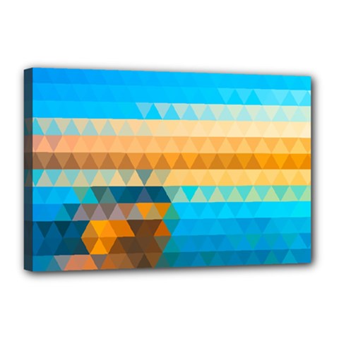 Mosaic  Canvas 18  x 12  (Stretched) from ArtsNow.com