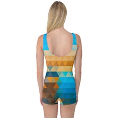 One Piece Boyleg Swimsuit 