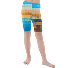 Kids  Mid Length Swim Shorts 