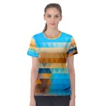 Mosaic  Women s Sport Mesh Tee