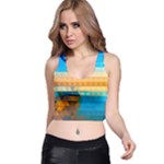 Mosaic  Racer Back Crop Top