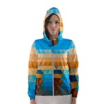 Mosaic  Women s Hooded Windbreaker