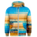 Mosaic  Men s Zipper Hoodie