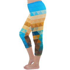 Capri Winter Leggings Back Capri Winter Leggings Back
