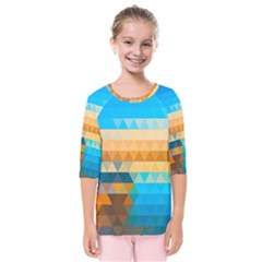Kids  Quarter Sleeve Raglan T-Shirt 