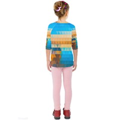 Kids  Quarter Sleeve Raglan T-Shirt 