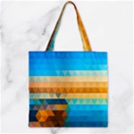 Mosaic  Zipper Grocery Tote Bag