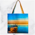 Zipper Grocery Tote Bag 