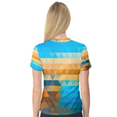 V-Neck Sport Mesh T-Shirt 