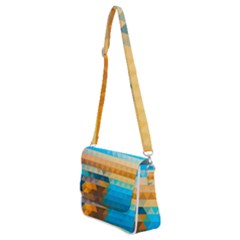 Shoulder Bag with Back Zipper 