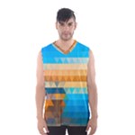 Mosaic  Men s Basketball Tank Top