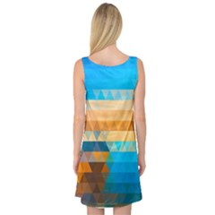 Sleeveless Satin Nightdress Back