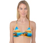 Mosaic  Reversible Tri Bikini Top