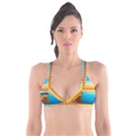 Mosaic  Plunge Bikini Top