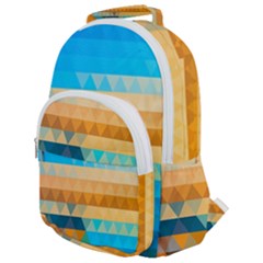 Rounded Multi Pocket Backpack 