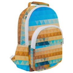 Rounded Multi Pocket Backpack 