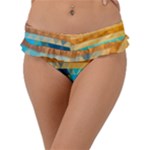 Mosaic  Frill Bikini Bottom