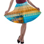 Mosaic  A-line Skater Skirt